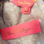 Lilly Pulitzer NWT Off Shoulder Smocked Flutter Fiesta Dress Blue Kalama Size S Photo 9