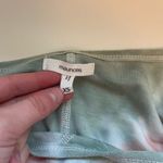 Maurice's  White Mint Green Peach Tie Dye Wide Neck Sweatshirt Photo 9