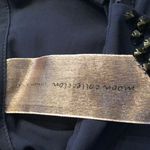 Moon Collection  Navy blue blouse black gem collar‎ Photo 5