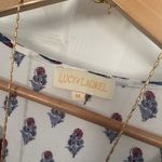 Lucy & Laurel English Floral Paisley Tunic Blouse Photo 2