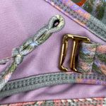 No Boundaries  Bikini Set Floral Sage Green Pink Corset Flutter M Top L Bottoms Photo 3