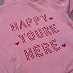 pink hoodie Size L Photo 2