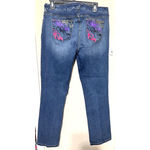 Baby Phat  jeans womens 15/16 graffiti pockets y2k vintage denim 90s straight Photo 2