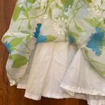 Vintage Handmade Romantic Maxi Dress Ruffle Neck Bell Sleeves Bird Appliqué ~M Blue Size M Photo 13