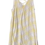 Charming Charlie  yellow plaid a line dress Photo 0