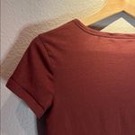 Toad & Co. Rose Short Sleeve T Shirt Color Cinnamon Brown Size XS Photo 8