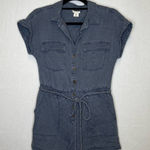 Nicole Miller Nicole Miller NY | Small Gray Jumpsuit with Tie Waist Charcoal Photo 0