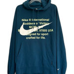 Nike International Goddess Of Victory Pullover Hooded Sweatshirt Blue Size XL Photo 0