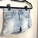American Eagle Low-Rise Light Wash Denim Shorts Photo 2