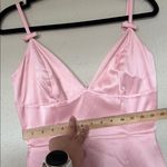 House Of CB HOUSE‎ OF CB ‘Tiffany’ Parisian Pink Satin A-Line Midi Dress NWOT M D-DD Photo 9