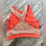 Stoic women’s activewear sports bra orange and tan XS women’s athletic workout Photo 2