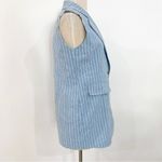KLING 100% cotton shirt vest Blue Photo 3