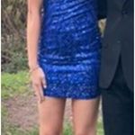 Windsor  Homecoming Dress Sequin Blue Photo 3