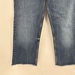 ZARA +Denim Women’s Jeans Size 28 USA 4 Raw Hem Cropped Wide Leg Blue size 28 Photo 3