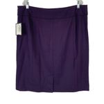 Investments Investements II Women's Dark Plum Casual Skirt Suit Photo 8