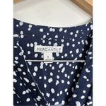 J. Crew Mercantile Shirt Womens Blue/White Ruffle Sleeve Size Small Blue Photo 2