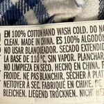 Forever 21  Womens White and Blue Flannel Button Down Shirt - Size Medium - VGUC Photo 5