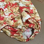 Flying Tomato  size small cropped floral long sleeve top elastic back & sleeves Photo 7