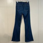 Paige  Denim Flare Jeans Size 25 Dark Wash | Premium Stretch Bootcut Mid Rise Photo 1