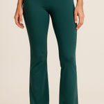 prAna Forest Green Bootcut Yoga Pants Photo 0