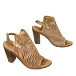 Rag and Bone  Wyatt Perforated Sandals Womens US 9 Tan Leather Slingback City Chic Photo 4