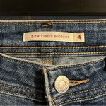 Levi's  529‎ Curvy Bootcut Jeans Womens Sz 4 Med Wash Mid Rise Classic Blue Denim Photo 2