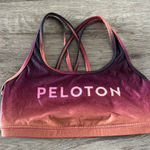 Peloton  Pink and Purple Sports Bra Intimates Photo 0