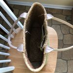 Tommy Bahama woven straw Purse Tote handbag with leather handles Photo 11