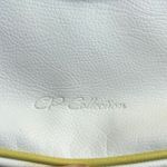 Vintage Cream Shoulder Bag with Pastel Pink and Green Detailing. Photo 9