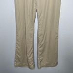J.Jill khaki beige mid rise flared tencel dress pants size 8 Photo 3