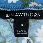 41 Hawthorn Sleeveless Blue Pattern Print Tank Top Casual Size medium Photo 2
