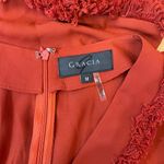 Gracia  V Neck Ruffled Trim Bell Sleeve Blouse Photo 2