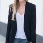 Rag and Bone  Teresa Cut Out Peek A Boo Black Blazer size 4 business professional Photo 3