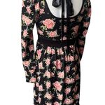 Anne (Japan brand) Scoop Neck Tie Back Empire Waist Babydoll Dress, Sz XS Pink Photo 5