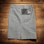 Calvin Klein Pencil Skirt Blue White Micro Stripe Photo 1