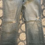 Dana Buchman DB Denim size 12 31 Blue Flare Wide Leg Jeans distressed Photo 1