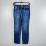 Vervet FLYING MONKEY Womens Size 26 Medium‎ Wash High Rise Straight Leg Distressed Hem Photo 1