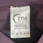 Zyia Size 12 Active Brilliant High Rise Pockets Leggings Crop Capri Purple Photo 4