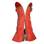 AGL Monika Ballet Flats Womens 14 Orange Patent Leather Cap Toe Feminine Italy Size 13 Photo 6