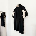 Berek Artistic Textured Abstract Pebbles Jacket Cardigan Cream Black M Like New Black Size M Photo 5