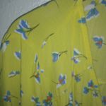O'Neill  M Boho Yellow Crossover Long Sleeved Floral Top Photo 4