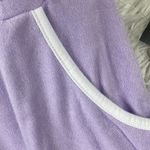 No Boundaries NWT.  terry cloth skirt with pockets. Lilac, white piping. Size 19 Photo 9
