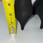 Alfani  Harpper Women Black Leather Suede Pointed Toe Kitten Heel Boots 6.5M New Photo 2