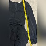 Saints + Secrets  Black Ruffle Romper in EUC size XS Photo 4