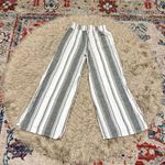 NoBo linen striped pants size small White Photo 4