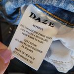 DAZE HIGH RISE SKINNY JEANS DISTRESSED LIGHT WASH RAW ANKLES 27 Blue Photo 11