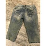 Silver Suki jeans Capri Jean 31 Frayed cuffs Distressed Cropped Womens Denim Photo 8
