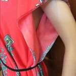 Coral Turquoise & Black Belted Tunic Dress Size M Photo 6