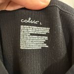 Colsie Black Spaghetti Strap Ribbed Pant Jumpsuit Size Large Photo 6