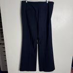 Talbots NWT Providence Pants In Navy Flare Leg Flat Front Size 16 Workwear Photo 2